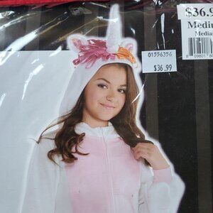 Unicorn zipster halloween costume child medium 8 to 10